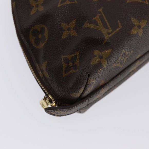 LOUIS VUITTON Monogram Trousse Demi Ronde Cosmetic Pouch M47520 LV Auth 82041 - Picture 16 of 16